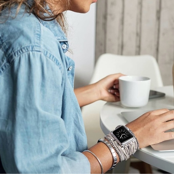 ⌚️🍏🚹🚺V-MORO Compatible with Series 8/7 Apple Watch 40-42mm Bands Multi-layer - Picture 5 of 8